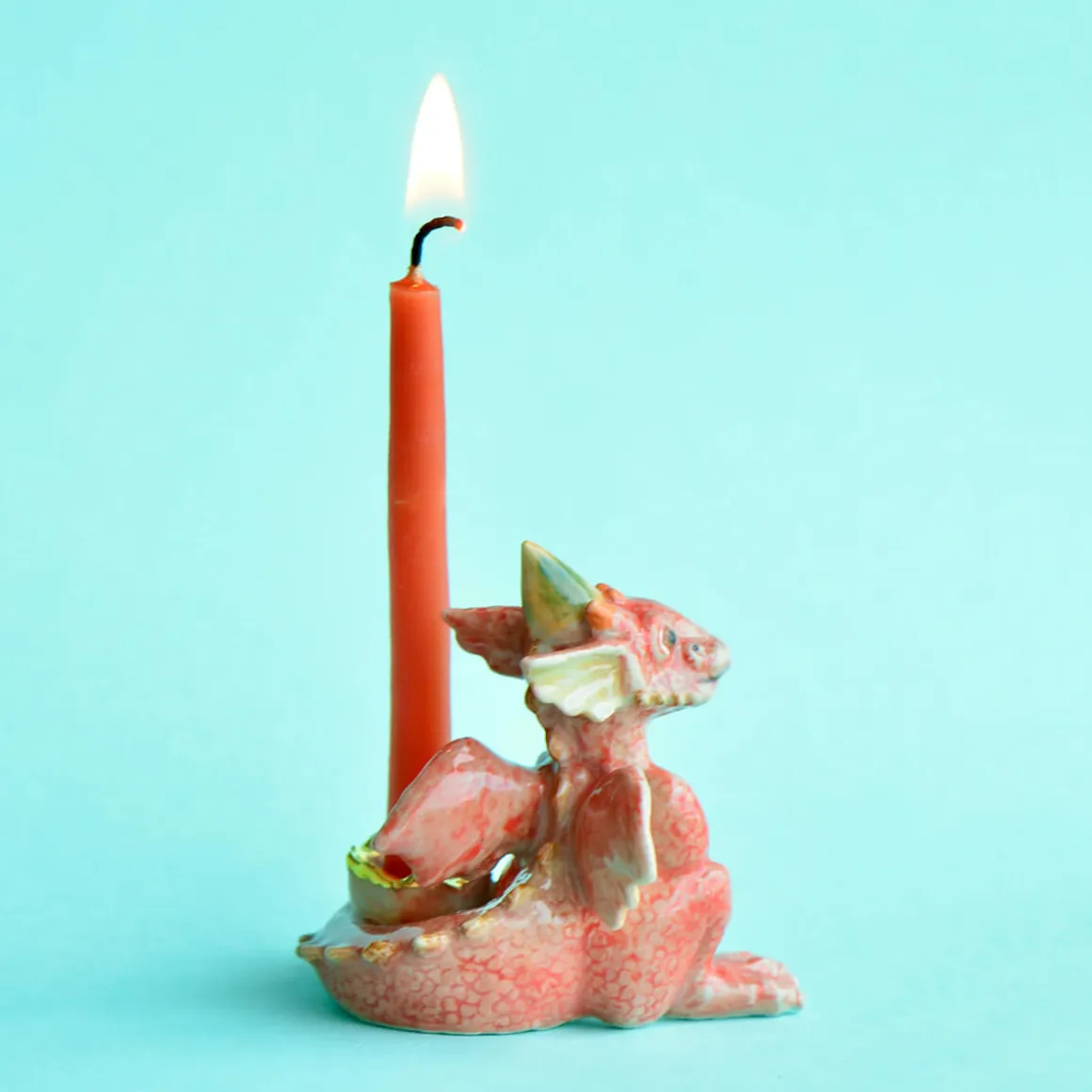 Dragon Ceramic Cake Topper by Camp Hollow