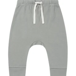 Drawstring Pant in Dusty Blue by Quincy Mae