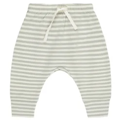 Drawstring Pant in Sage Stripe by Quincy Mae