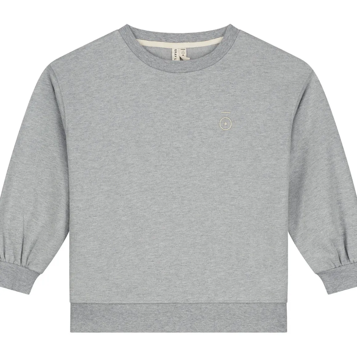 Dropped Shoulder Sweater in Grey Melange by Gray Label