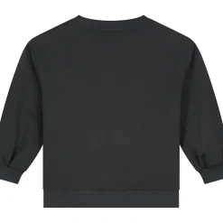 Dropped Shoulder Sweater in Nearly Black by Gray Label - Last One In Stock - 7-8 Years