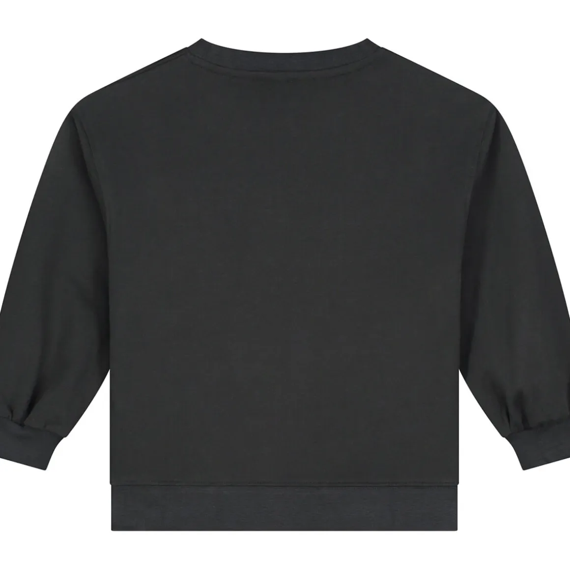 Dropped Shoulder Sweater in Nearly Black by Gray Label - Last One In Stock - 7-8 Years