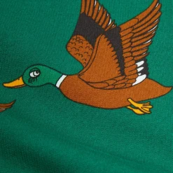 Ducks AOP Sweatpants in Green by Mini Rodini