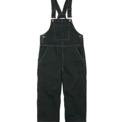 Dungaree in Washed Black Denim by Main Story - Last Ones In Stock - 6-8 Years