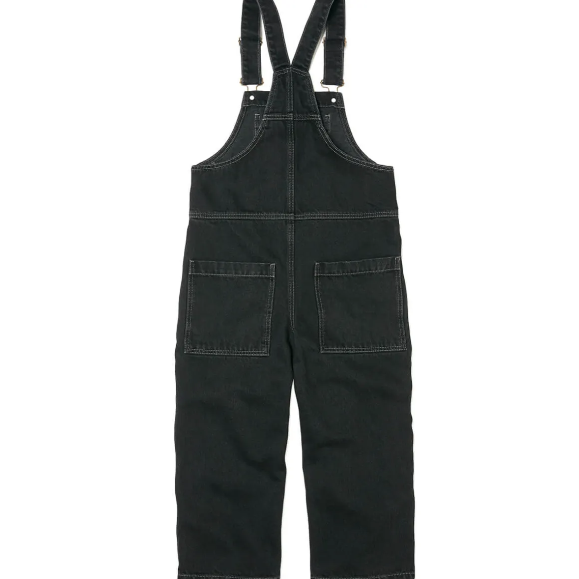 Dungaree in Washed Black Denim by Main Story - Last Ones In Stock - 6-8 Years