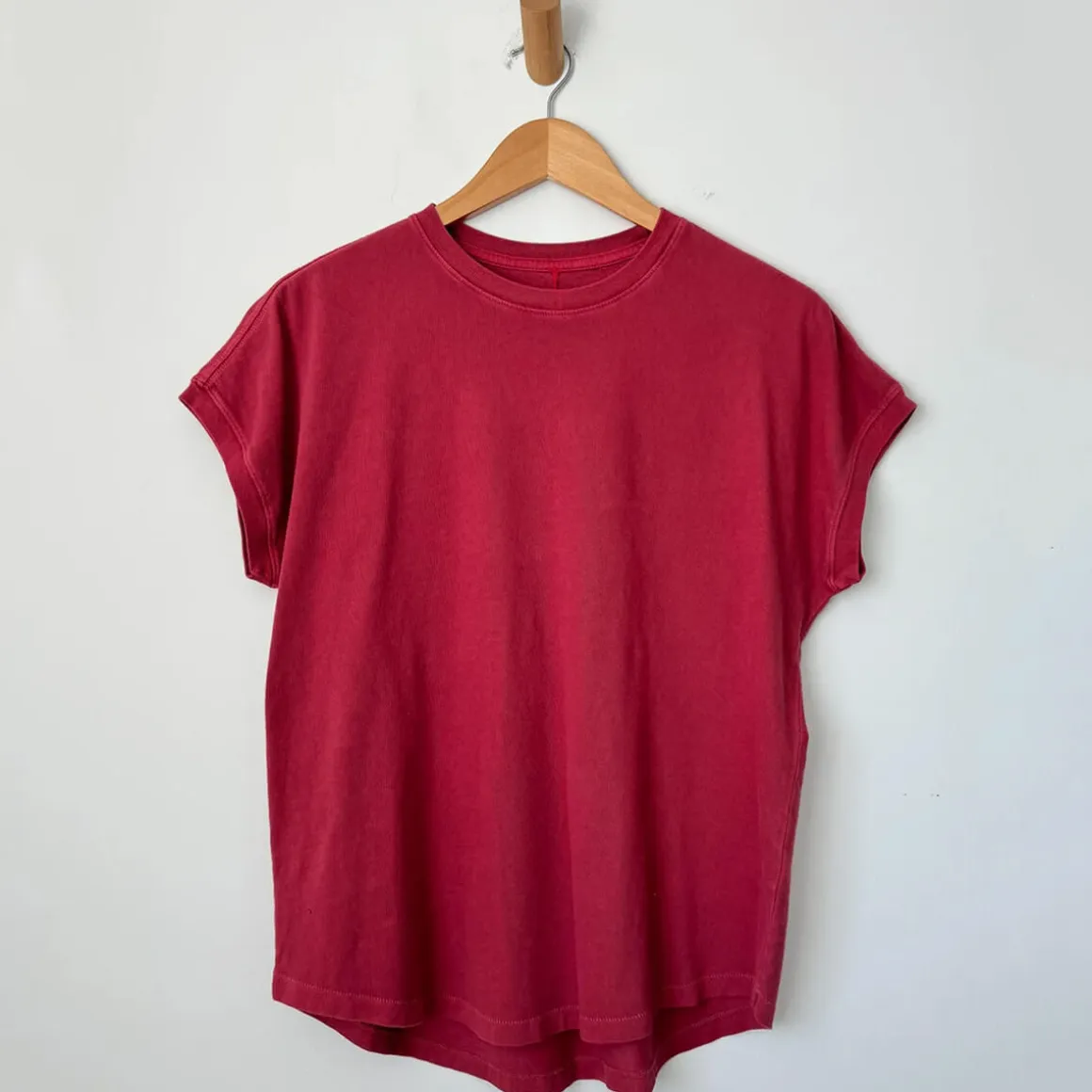 Ease Tee in Crayon Red by Le Bon Shoppe