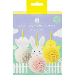 Easter Animals Pom Pom Kit by Talking Tables