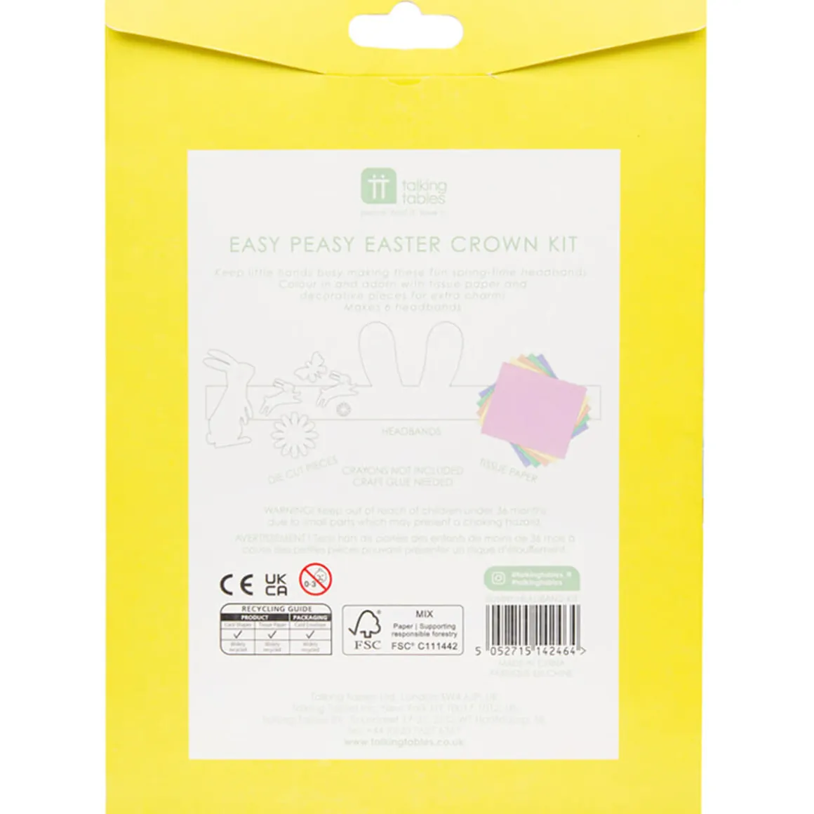 Easter Crown Decorating Kit by Talking Tables