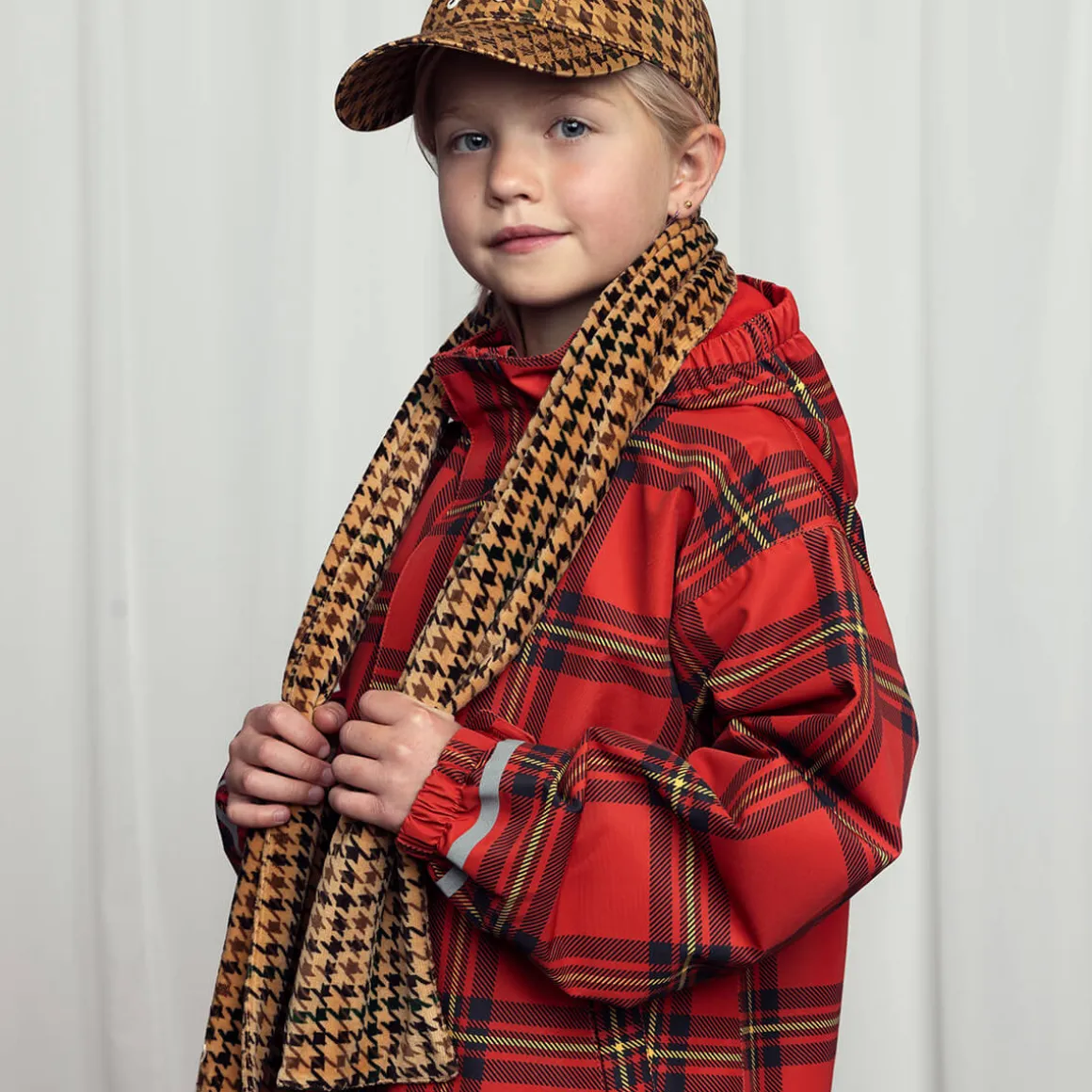Edelweiss Jacket in Red by Mini Rodini