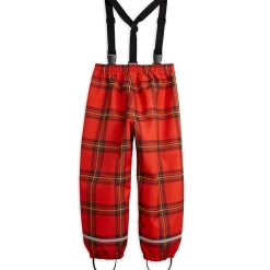Edelweiss Rain Trousers in Red by Mini Rodini