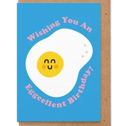Eggcellent Birthday Greetings Card by Studio Boketto
