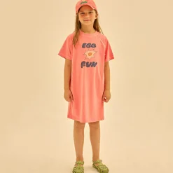 Egg Fun Dress in Pink by Jelly Mallow