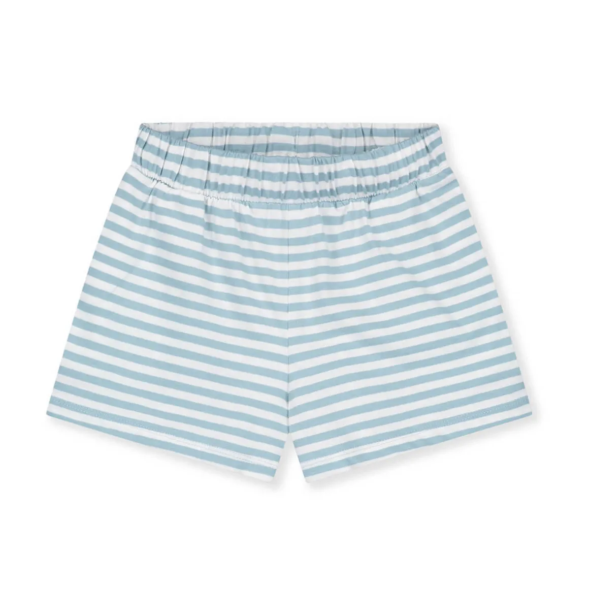 Elasticated Shorts in Sky / Off White by Gray Label