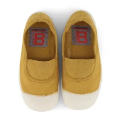 Elastic Tennis Shoe in Curry by Bensimon