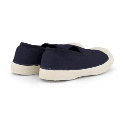 Elastic Tennis Shoe in Marine by Bensimon