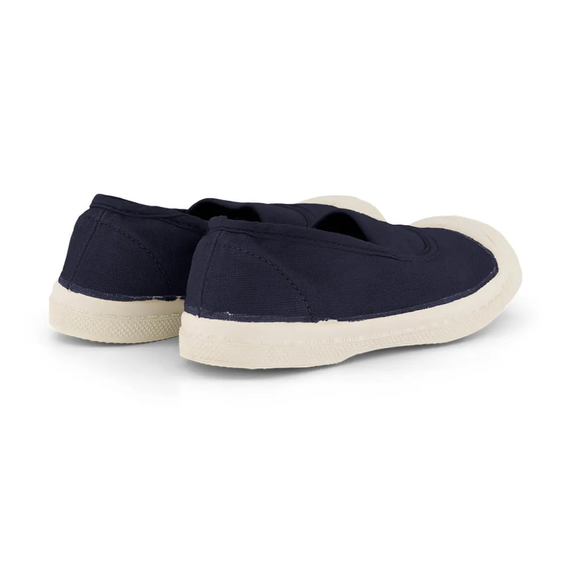 Elastic Tennis Shoe in Marine by Bensimon