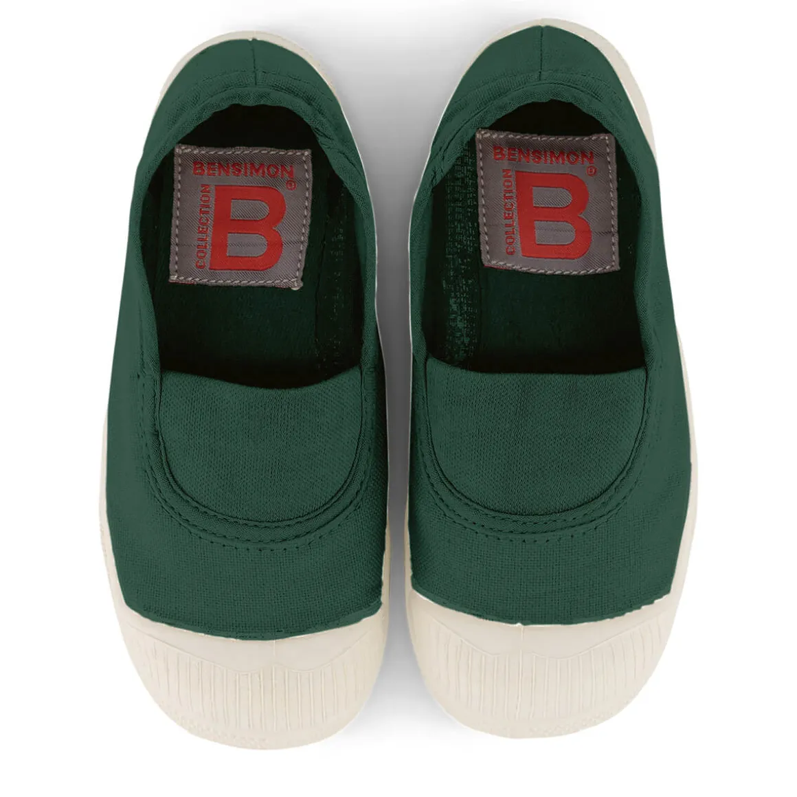 Elastic Tennis Shoe in Matcha by Bensimon