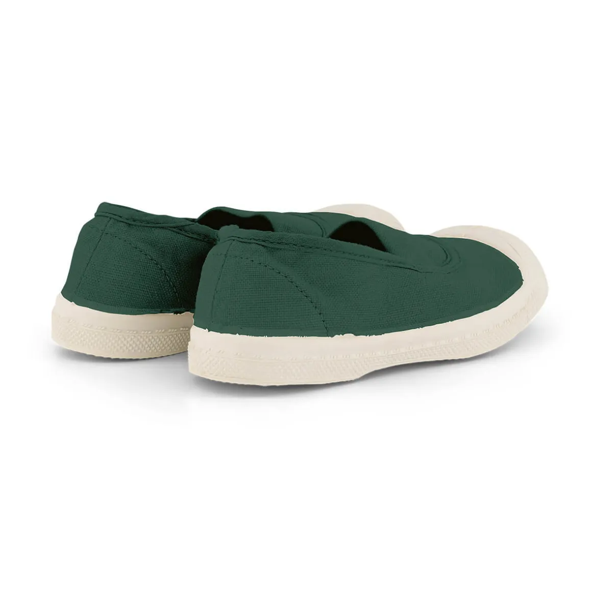 Elastic Tennis Shoe in Matcha by Bensimon