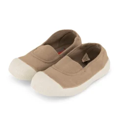 Elastic Tennis Shoe in Shell by Bensimon