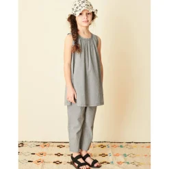 Elderberry Trousers in Black Microcheck by Caramel