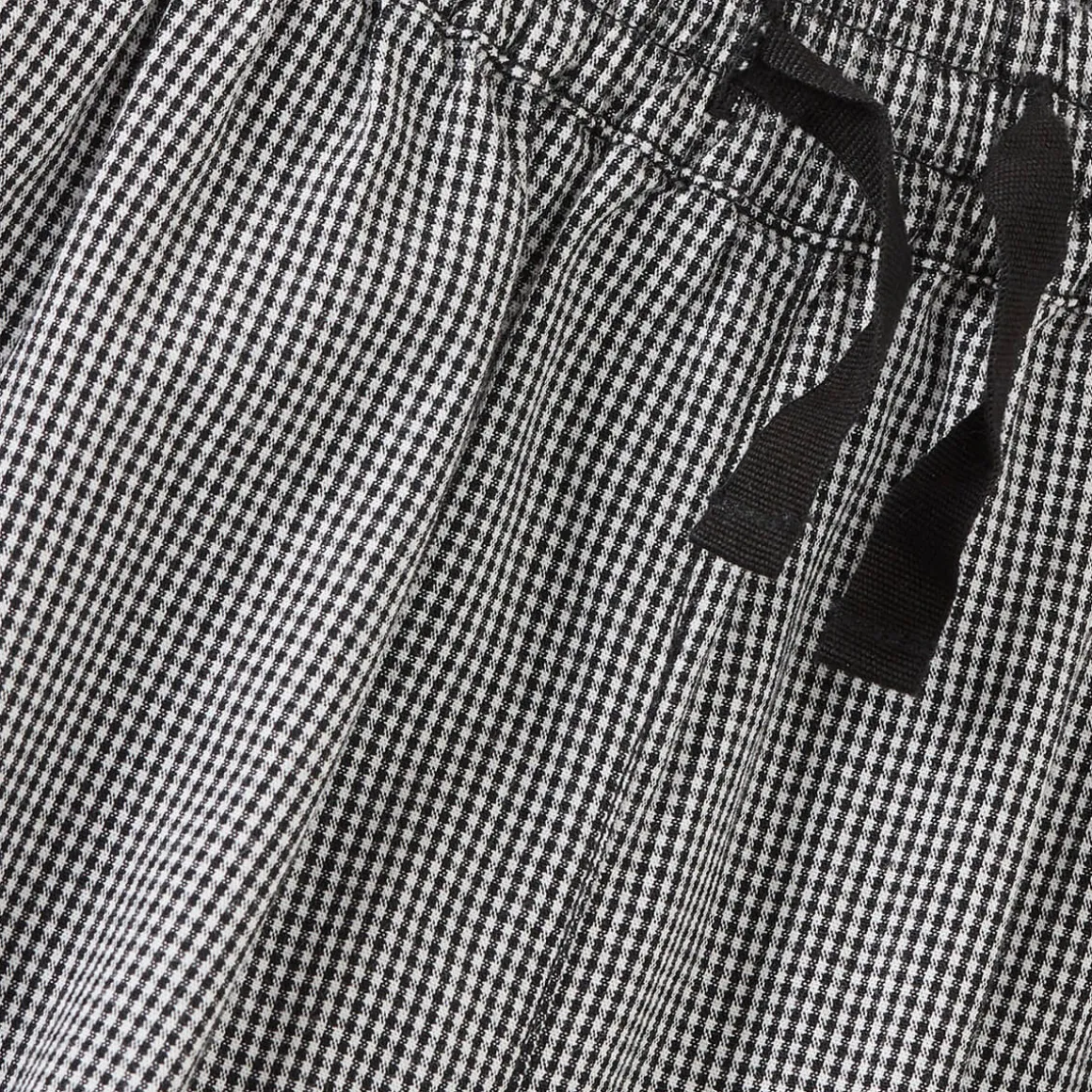 Elderberry Trousers in Black Microcheck by Caramel