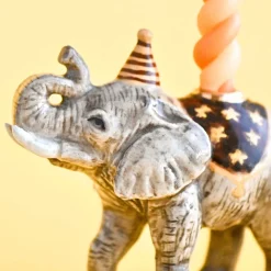 Elephant Ceramic Cake Topper by Camp Hollow