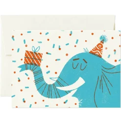 Elephant Greetings Card by Lydia Nichols for Card Nest