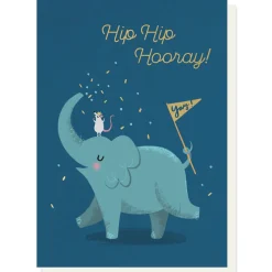 Elephant Sprinkles Birthday Greetings Card by Stormy Knight