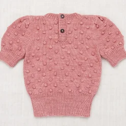 Ellie Popcorn Pullover in Rose Blush by Misha & Puff - Last One In Stock - 5 Years