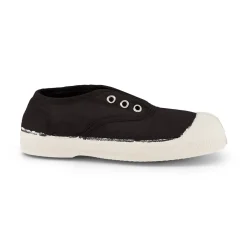 Elly Slip On Tennis Shoe in Carbon by Bensimon