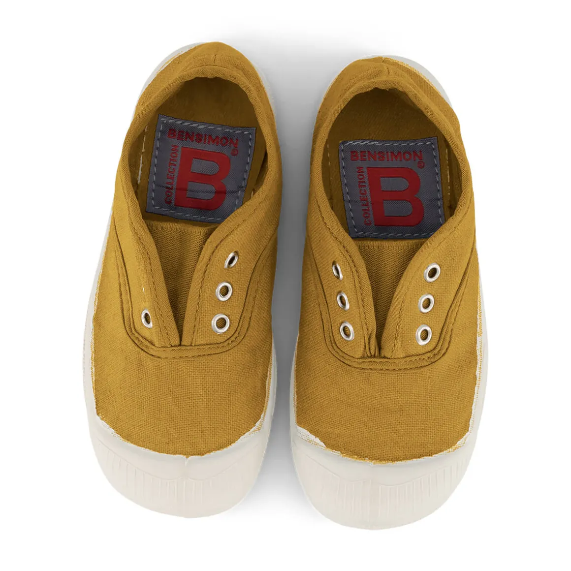 Elly Slip On Tennis Shoe in Curry by Bensimon