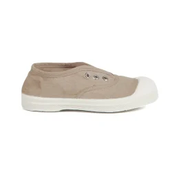 Elly Slip On Tennis Shoe in Shell by Bensimon