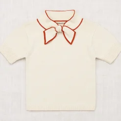 Elsa Short Sleeve Sweater in Marzipan by Misha & Puff - Last Ones In Stock - 8-10 Years