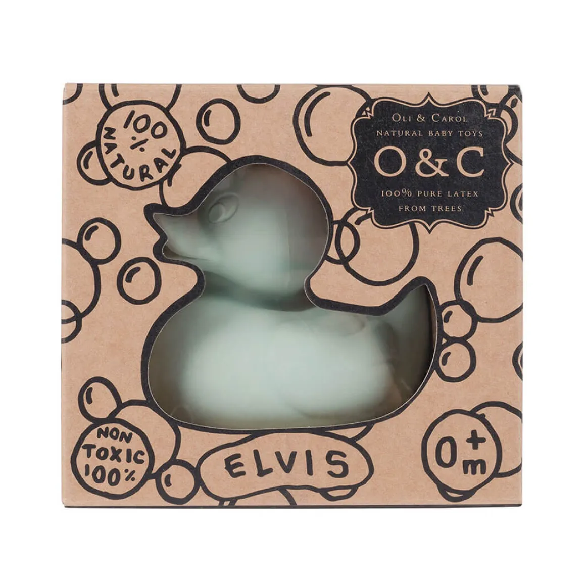 Elvis The Duck In Mint by Oli & Carol