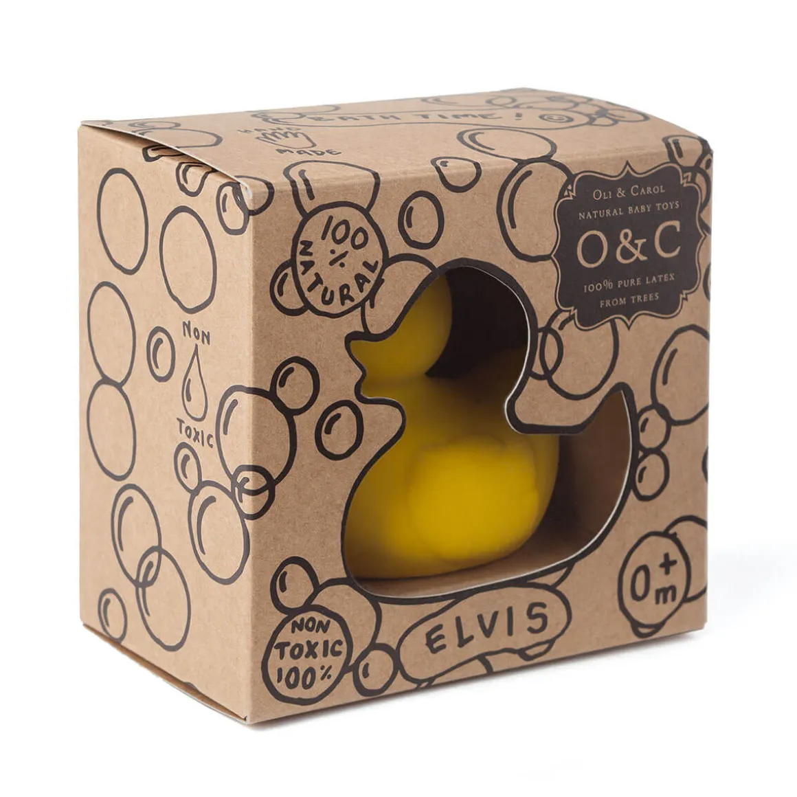 Elvis The Duck In Yellow by Oli & Carol