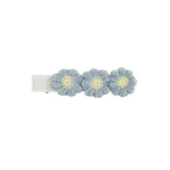 Embroidered Flower Hair Clip in Various Colours by Hello Sakura