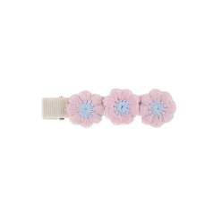 Embroidered Flower Hair Clip in Various Colours by Hello Sakura