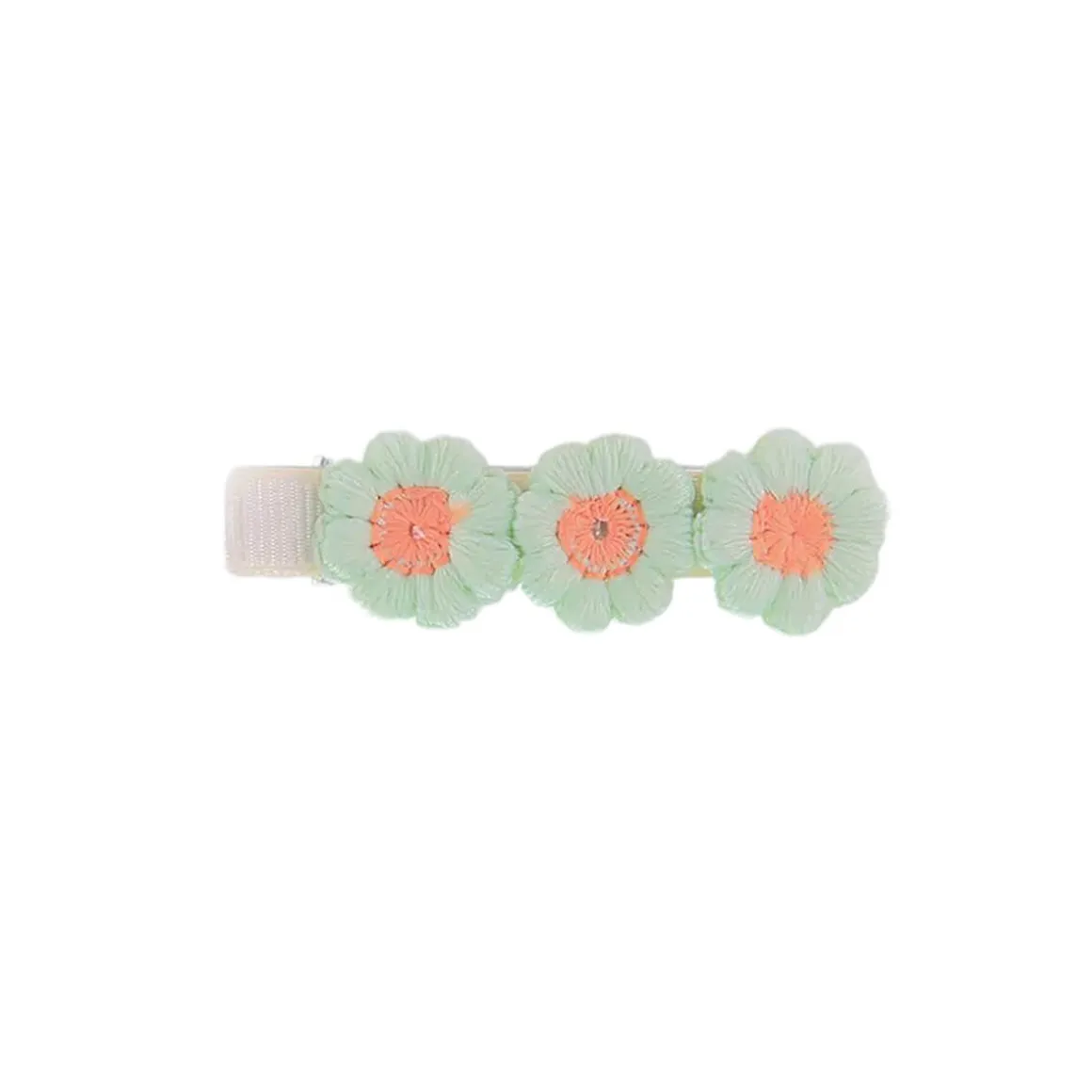 Embroidered Flower Hair Clip in Various Colours by Hello Sakura