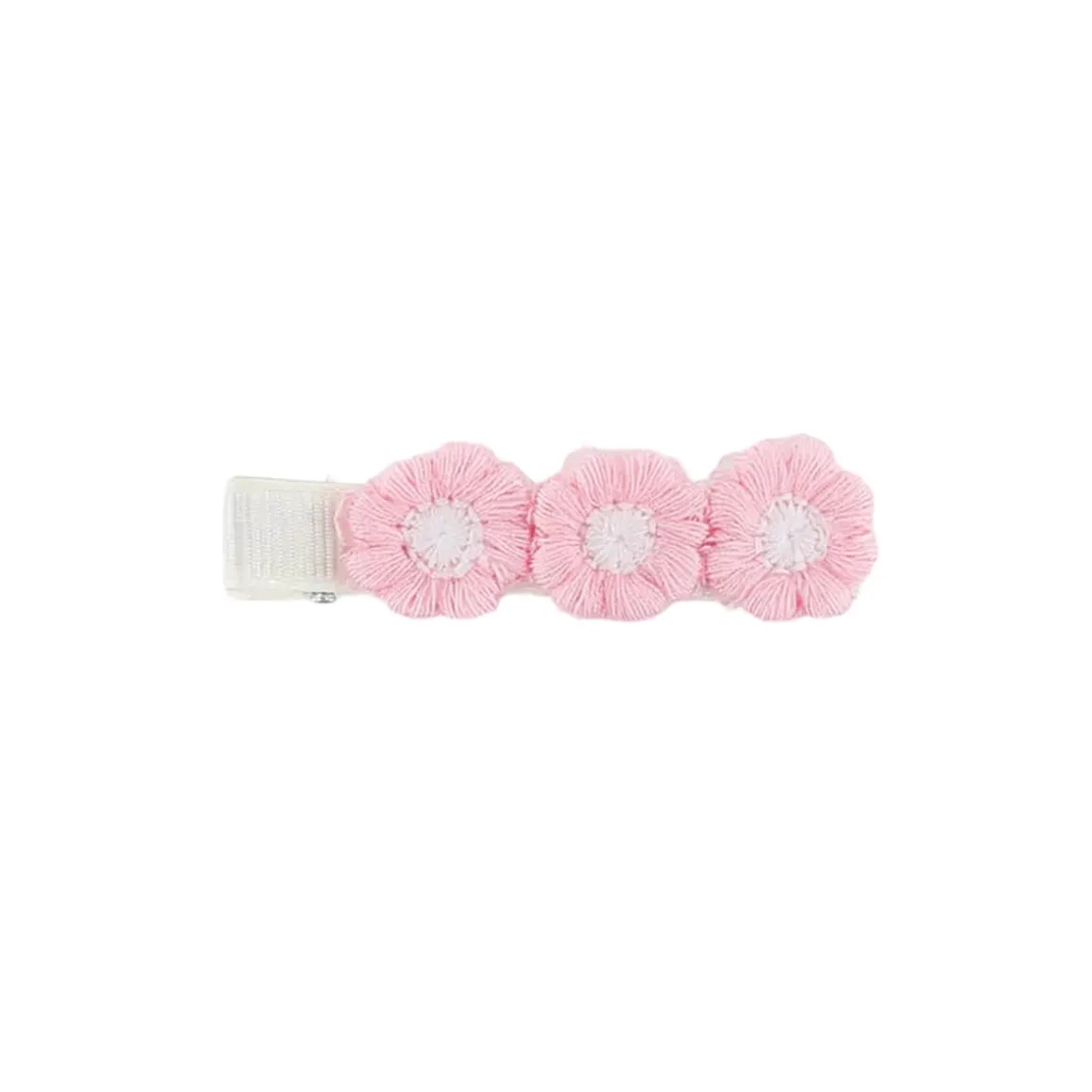 Embroidered Flower Hair Clip in Various Colours by Hello Sakura