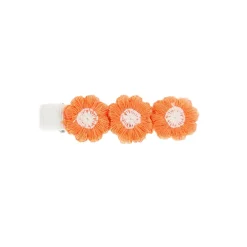 Embroidered Flower Hair Clip in Various Colours by Hello Sakura