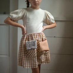 Emelia Skirt in Gingham by Soor Ploom - Last Ones In Stock - 5-8 Years