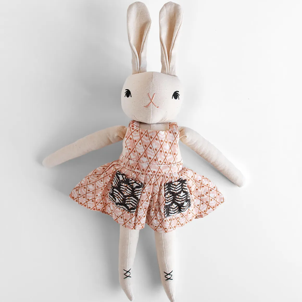 Emma Medium Rabbit in Cream by Polka Dot Club