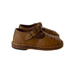 Eric Cut Out Sandals in Heritage Tan by PèPè