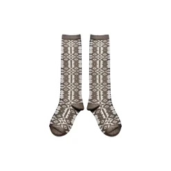 Eryri Long Socks in Morel / Wheat by Mabli