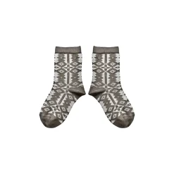 Eryri Short Socks in Morel / Wheat by Mabli
