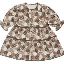 Esme Dress in Patchwork Print by Little Cotton Clothes