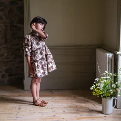 Esme Dress in Patchwork Print by Little Cotton Clothes