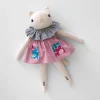 Esther Medium Cat in Cream by Polka Dot Club