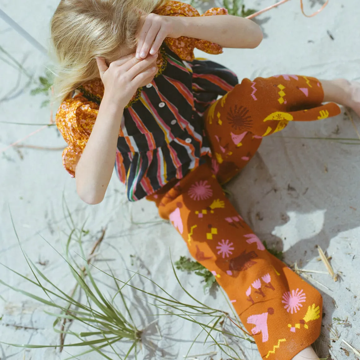 Esther Top in Moonlight Watercolor Stripe by Misha & Puff - Last Ones In Stock - 5-10 Years
