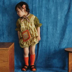 Esther Top in Vert Trellis by Misha & Puff - Last Ones In Stock - 5-10 Years